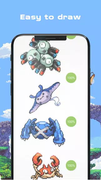 Color by Number - Pokees Screenshot 4