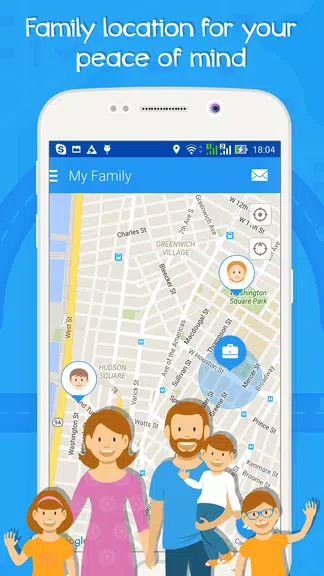 Family GPS tracker My Family Screenshot 1
