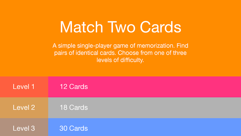 Match Two Cards - Brain Test Screenshot 2 