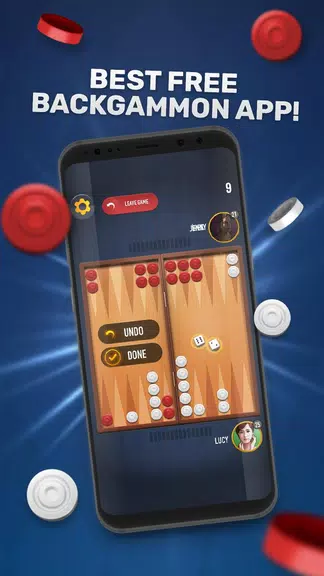 Backgammon Go: Live Tournament Screenshot 2