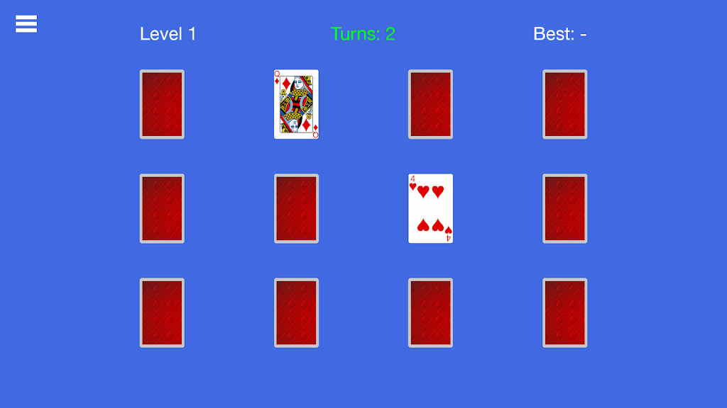 Match Two Cards - Brain Test Screenshot 1 