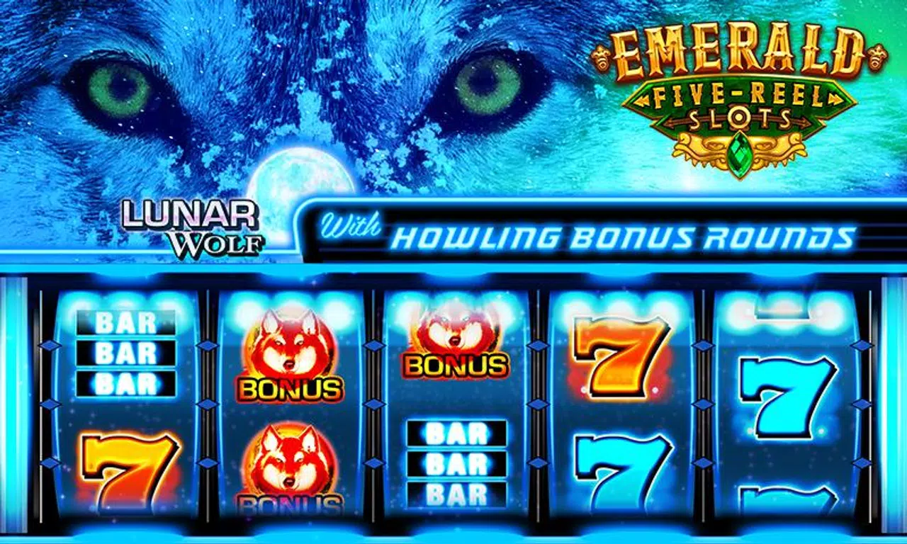 Emerald 5-Reel Free Slots: Las Vegas Slot Machines Screenshot 1