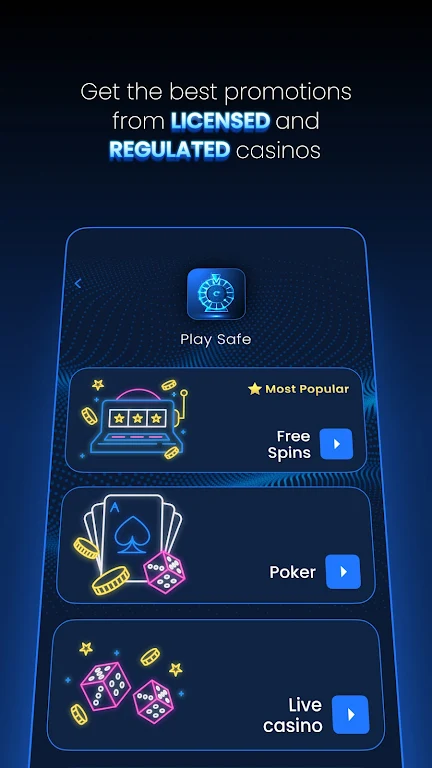 Real Money Casino: PlaySafe Screenshot 1