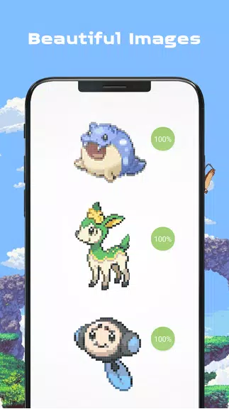 Color by Number - Pokees Screenshot 2 