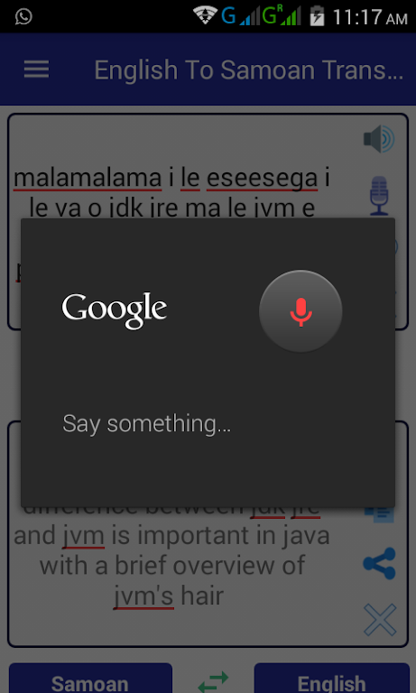 English Samoan Translator Screenshot 3