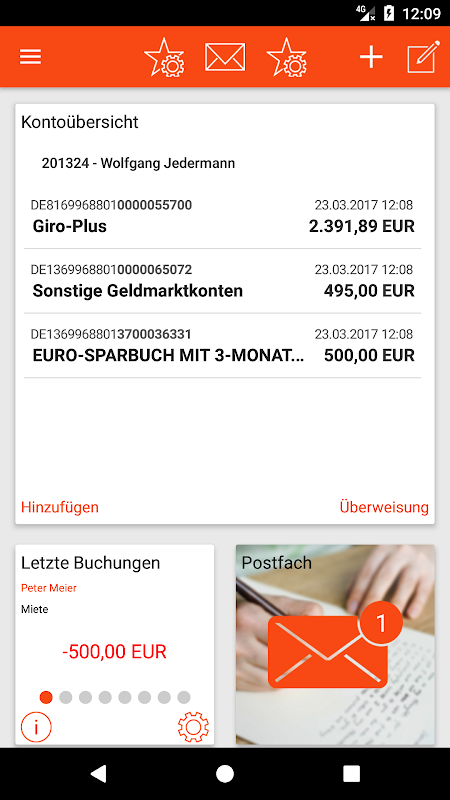 Wüstenrot Banking Screenshot 3