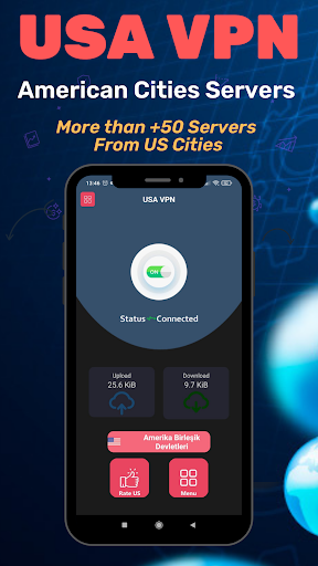 USA VPN - Safer VPN Screenshot 1