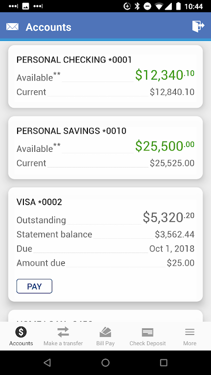 Connex Credit Union Mobile Screenshot 2