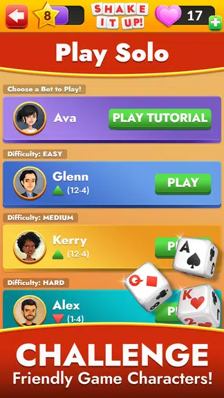 SHAKE IT UP! Cards on Dice Screenshot 4