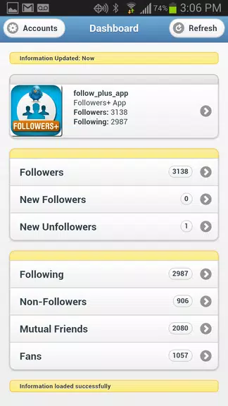 Followers+ for Twitter Screenshot 1