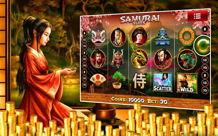 Samurai - Slot Machines Pokies Screenshot 1 