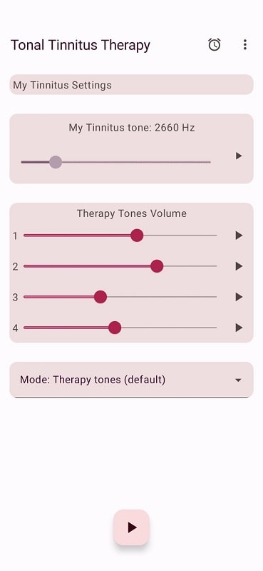 Tonal Tinnitus Therapy Screenshot 4