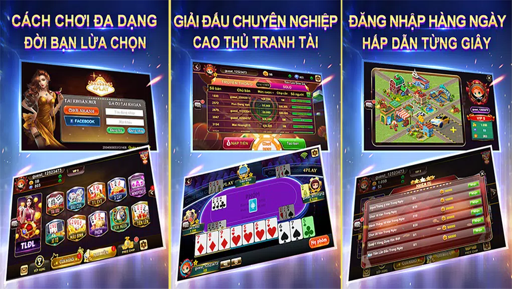 4Play - Phỏm Tá Lả Tú Lơ Khơ Screenshot 2 