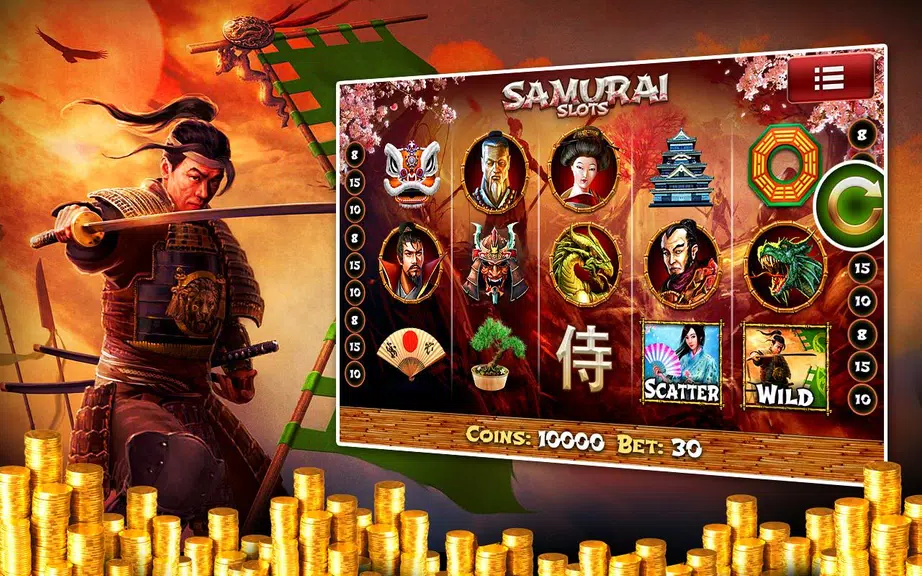 Samurai - Slot Machines Pokies Screenshot 2 