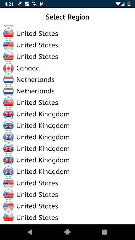 Delta VPN : Secure VPN Proxy : VPN UK, IRAN, USA Screenshot 2