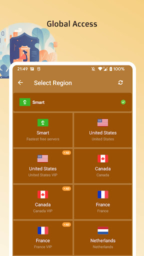 VPN XLock - Secure Shield VPN Screenshot 2 