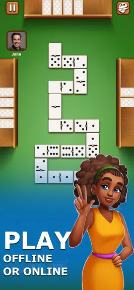 Dominoes Pro Offline or Online Screenshot 1 