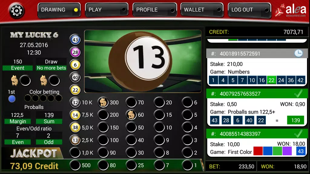 MyLucky6 Bingo Screenshot 1