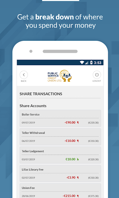 Public Service Credit Union Screenshot 3 