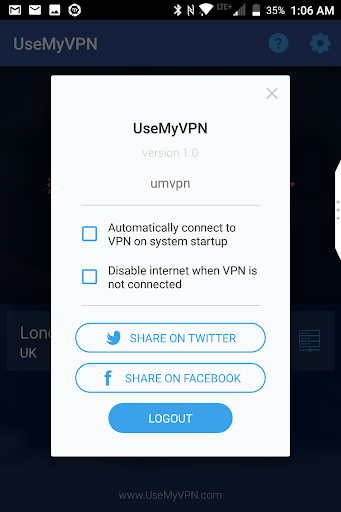 UseMyVPN Screenshot 2 