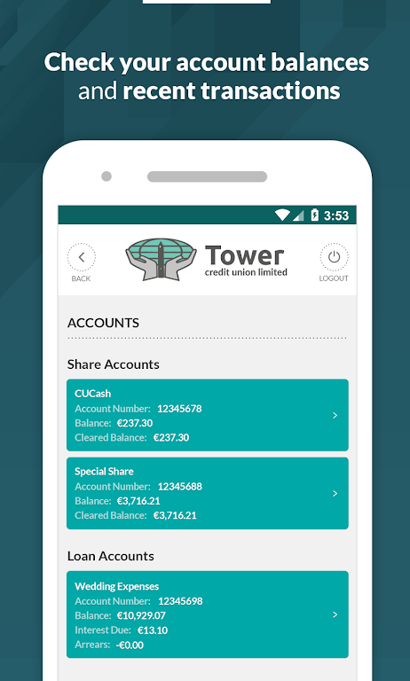 Tower Credit Union Screenshot 3