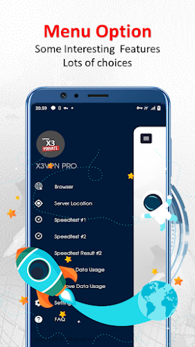 X3 VPN Pro - Private & Secure Screenshot 1