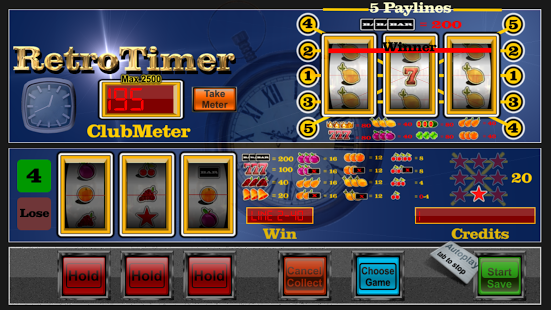 Retro Timer slot machine Screenshot 1 