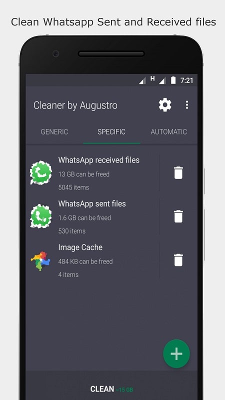 Cleaner by Augustro Screenshot 3