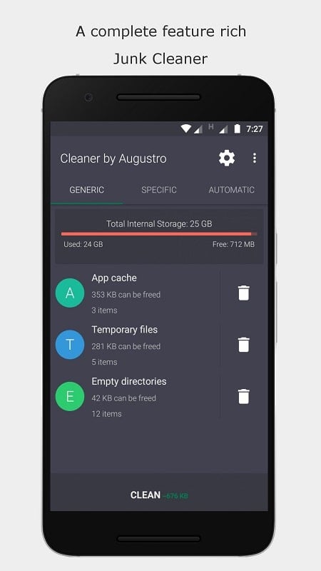 Cleaner by Augustro Screenshot 1