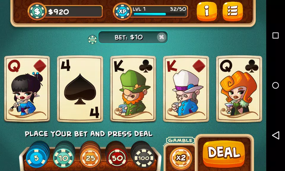 Video Poker - Aranea Screenshot 2 