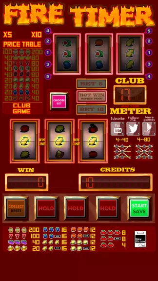 slot machine fire timer Screenshot 1 