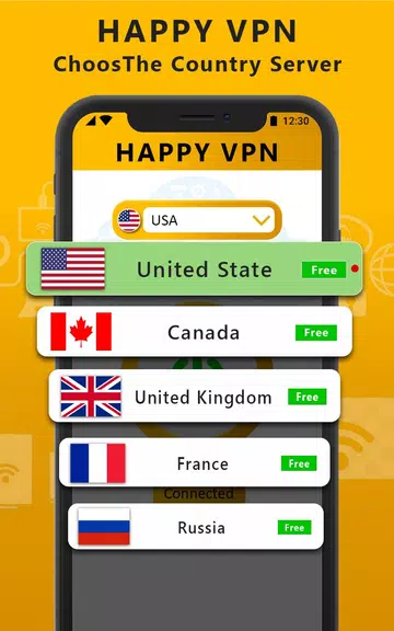 Happy Free VPN – Unlimited Open & Pure VPN Client Screenshot 3