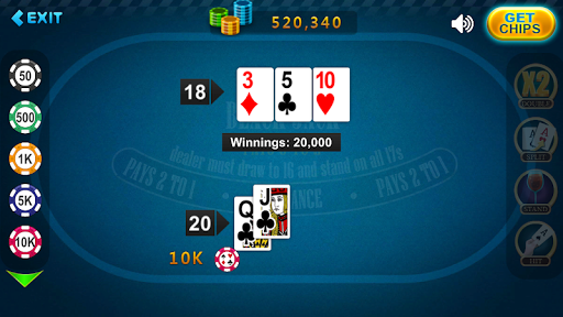 BlackJack 21 Offline Screenshot 2 