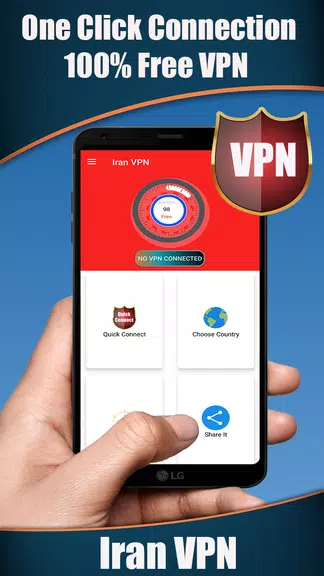 Iran VPN - Get Fast & Free Iran IP Screenshot 1 