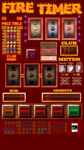 slot machine fire timer Screenshot 3