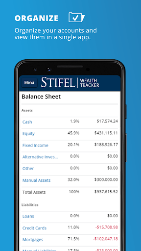 Stifel Wealth Tracker Screenshot 1 