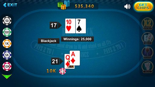 BlackJack 21 Offline Screenshot 1