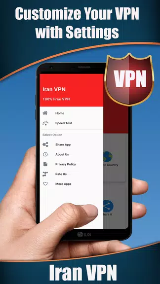 Iran VPN - Get Fast & Free Iran IP Screenshot 4