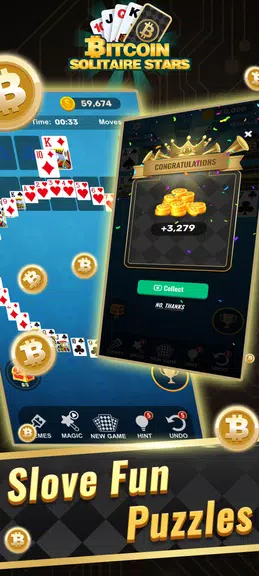 Bitcoin Solitaire Stars Screenshot 2 