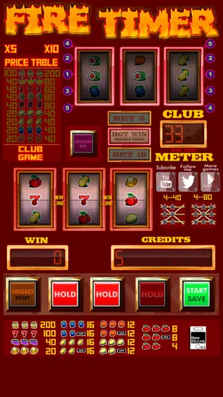 slot machine fire timer Screenshot 2