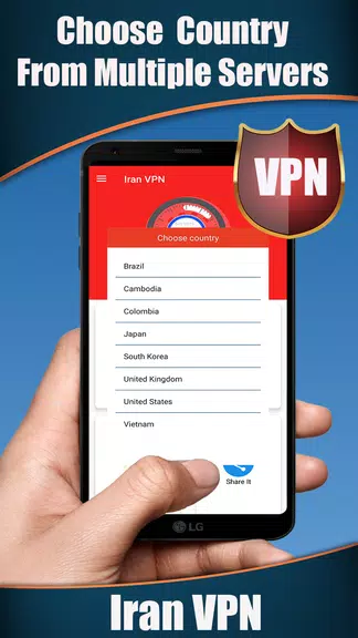 Iran VPN - Get Fast & Free Iran IP Screenshot 3