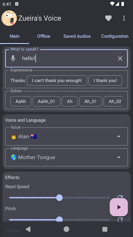 Zueira’s Voice: Text to Speech Mod Screenshot 3