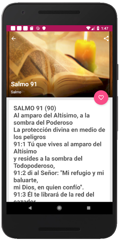 Salmo 91 Catolico de Biblia Catolica Completo Screenshot 3 