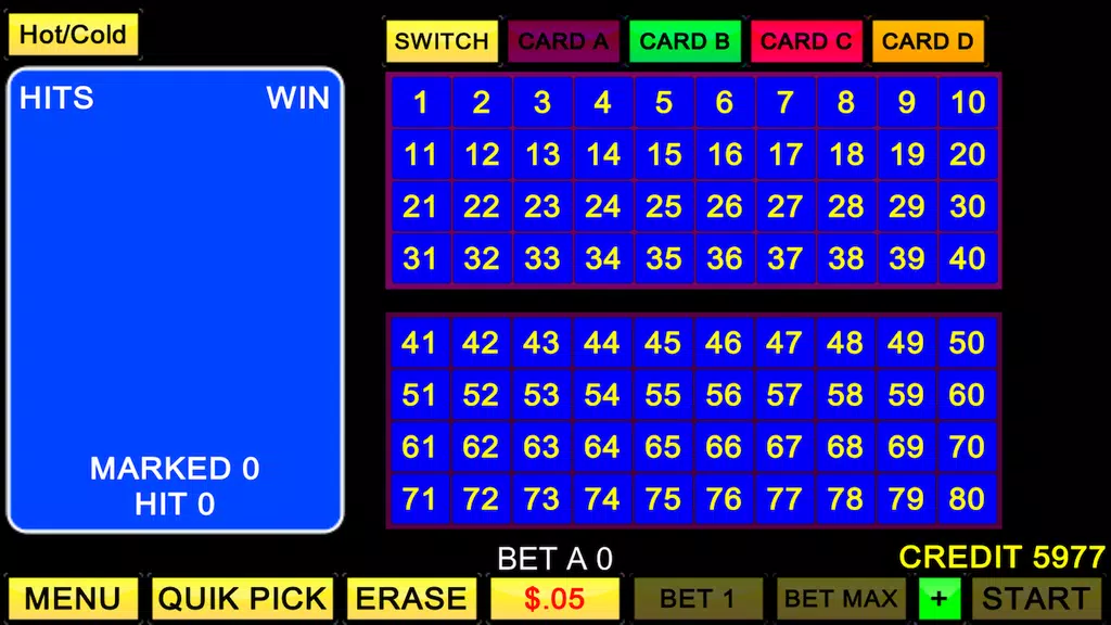 Keno 4 Card - Multi Keno Screenshot 3 