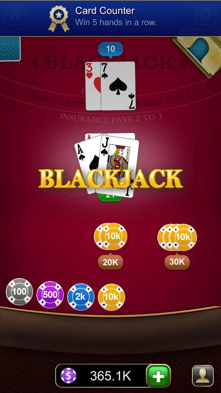 Blackjack 21 Screenshot 3 