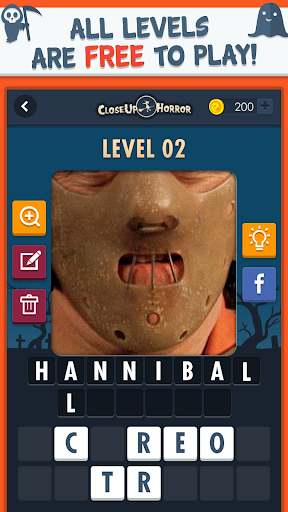 Close Up Horror: Pic Word Quiz Screenshot 4