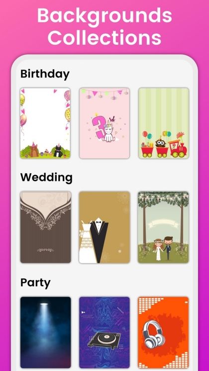 Invitation Card Maker & Design Mod Screenshot 1