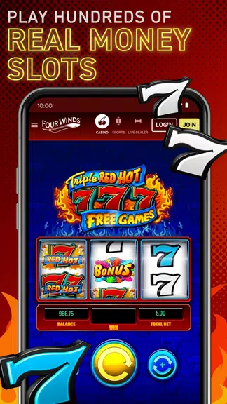 Four Winds Online Casino - MI Screenshot 2 