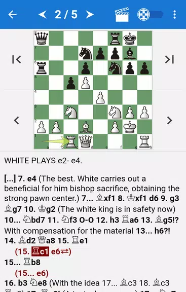 Chess Tactics in Volga Gambit Screenshot 1 