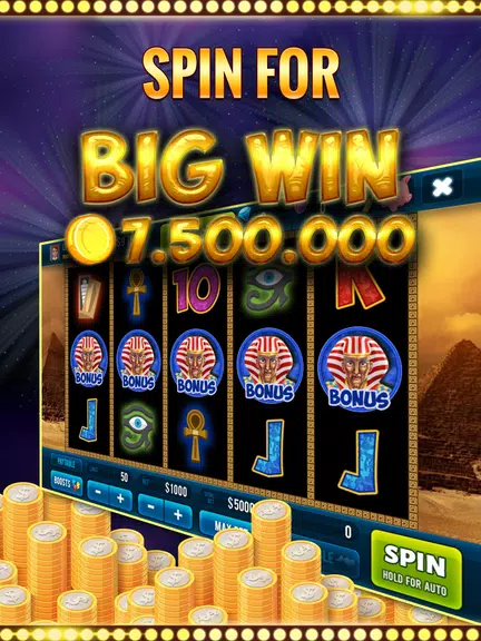 Pharaoh Slots Casino Game Screenshot 2